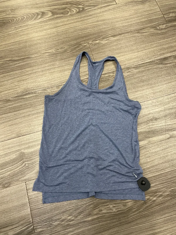 Yoga Tops for Hot Yoga and Intense Sessions -Athletic Tank Top By Nike In Blue, Size: S