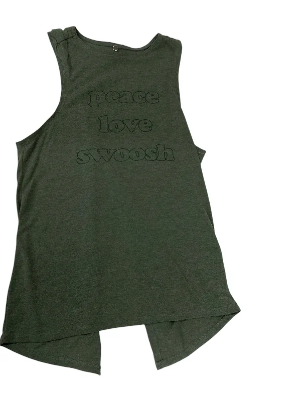 Yoga Tops for Flexibility and Endurance Training -Athletic Tank Top By Nike In Green, Size: Xs