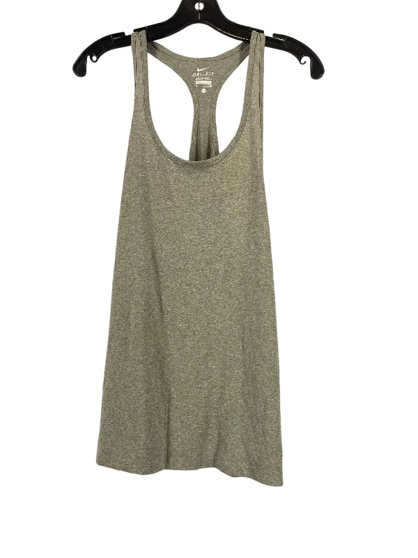 Stylish Yoga Tops for Studio and Gym -Athletic Tank Top By Nike In Grey, Size: Xl