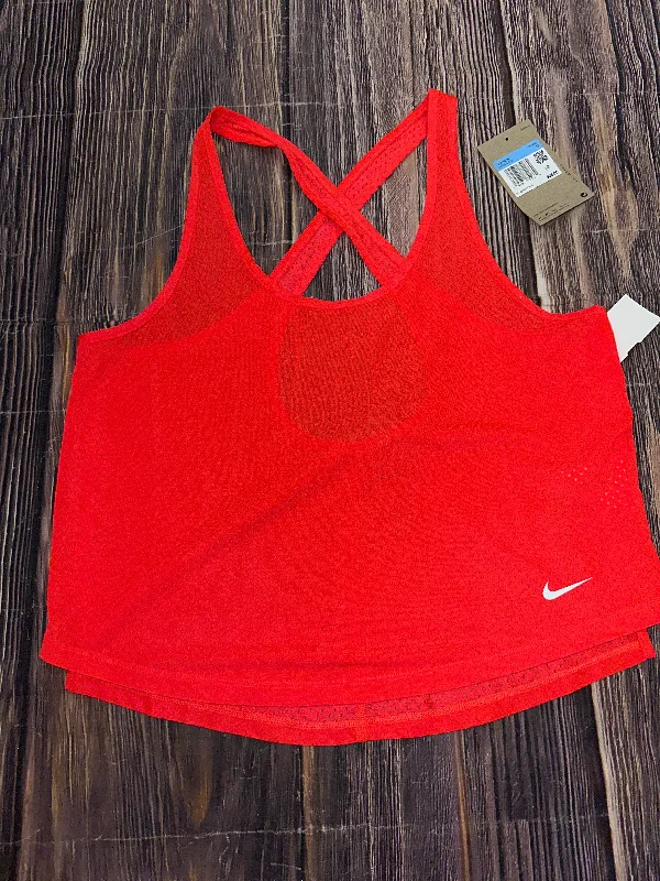 Seamless Yoga Tops for Comfort and Flexibility -Athletic Tank Top By Nike In Pink, Size: M Seamless Yoga Tops for Comfort and Flexibility -Athletic Tank Top By Nike In Pink, Size: M