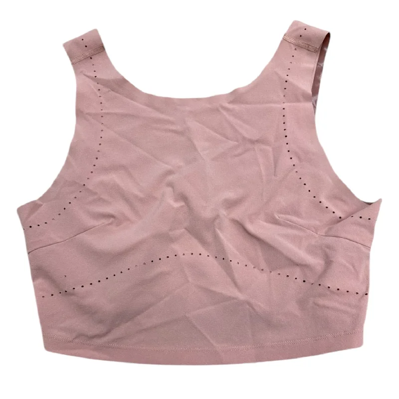 Yoga Tops for Comfort and Endurance -Athletic Tank Top By Nike In Pink, Size: M
