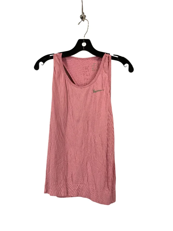 Women's Yoga Tops for All Seasons -Athletic Tank Top By Nike In Pink, Size: S