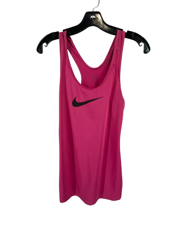 Women's Yoga Tops for Core Strengthening -Athletic Tank Top By Nike In Pink, Size: S