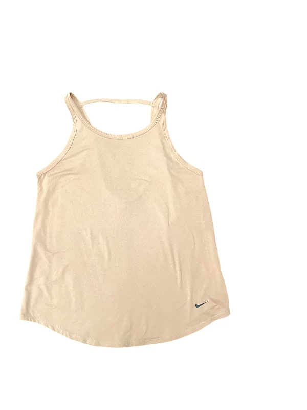 Women's Yoga Tops with Open Back -Athletic Tank Top By Nike In Pink, Size: S
