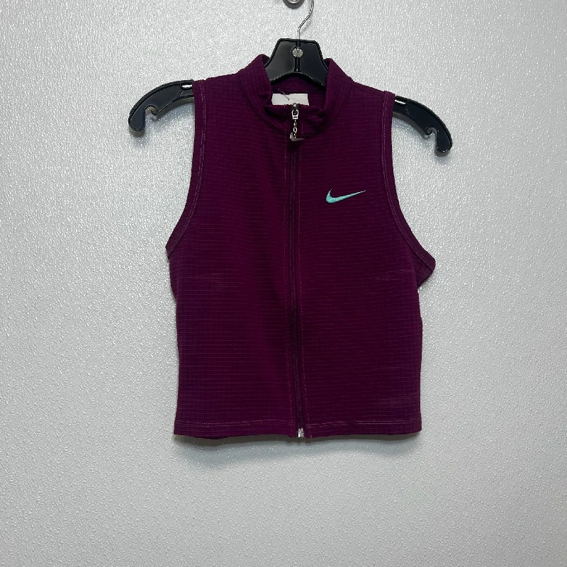 Performance Yoga Tops for Strength -Athletic Tank Top By Nike In Purple, Size: S