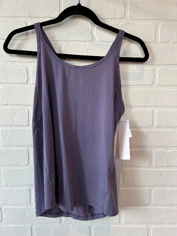 Yoga Tops for Flexibility and Recovery Poses -Athletic Tank Top By Nike In Purple, Size: Xs