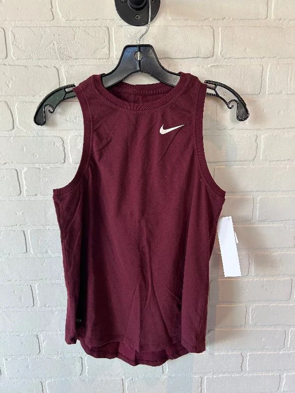 Women's Yoga Tops for Everyday Fitness -Athletic Tank Top By Nike In Red, Size: S