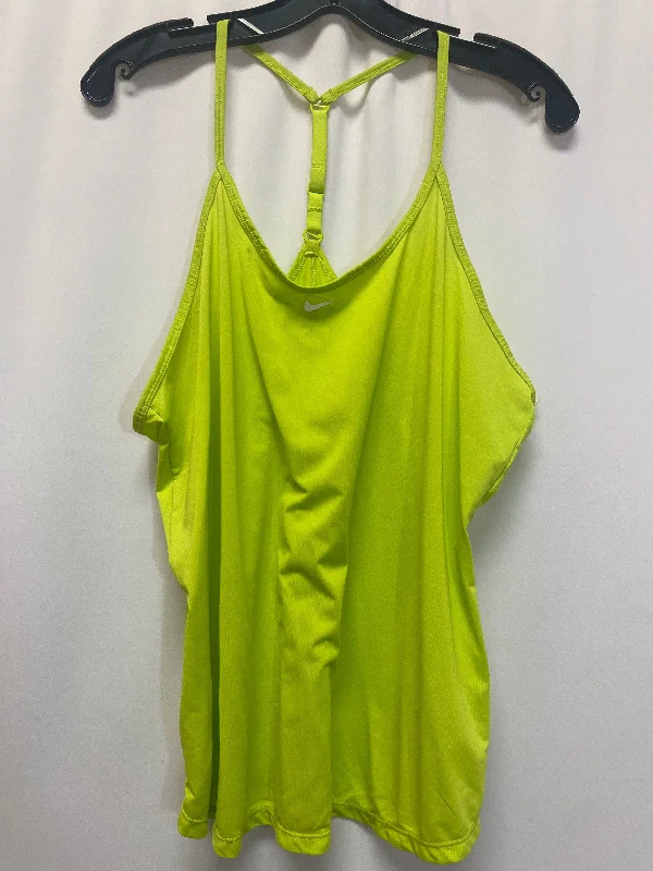 Stylish Yoga Tops for Outdoor Activities -Athletic Tank Top By Nike  Size: Xl