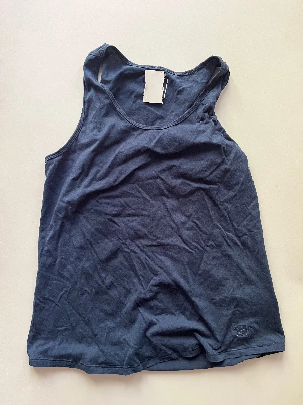 Stylish and Breathable Yoga Tops -Athletic Tank Top By North Face In Navy, Size: M