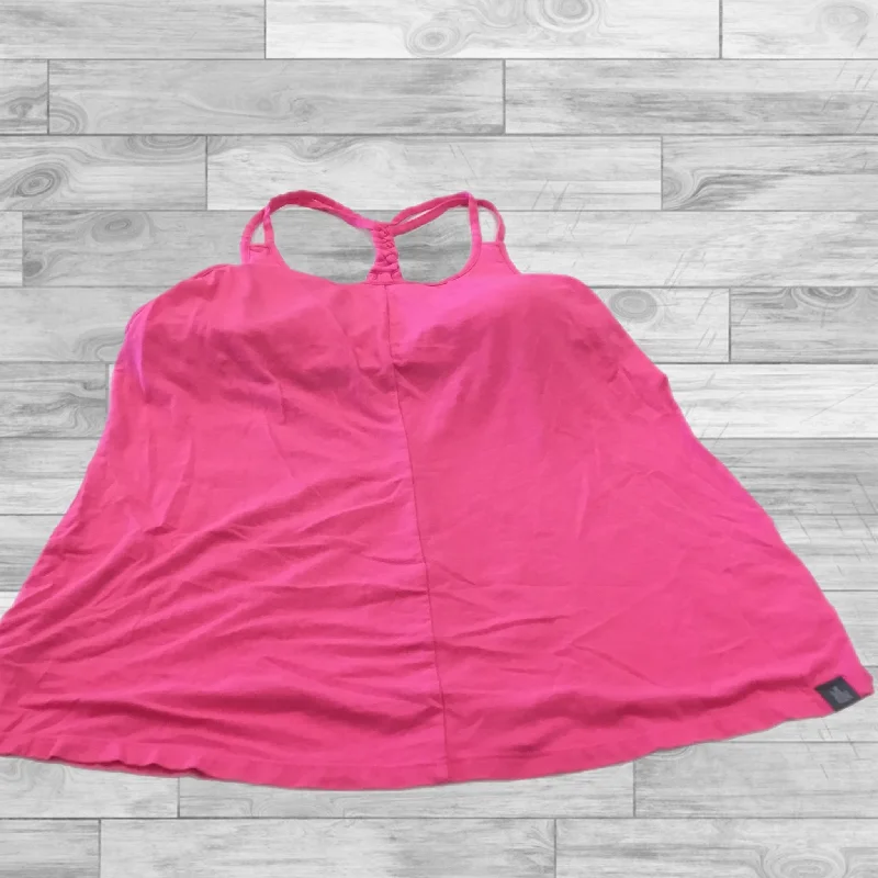 Yoga Tops for Increased Comfort and Mobility -Athletic Tank Top By North Face In Pink, Size: L