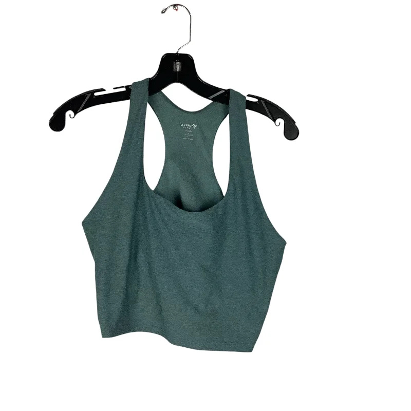 Yoga Tops with Athletic Fit -Athletic Tank Top By Old Navy In Green, Size: L