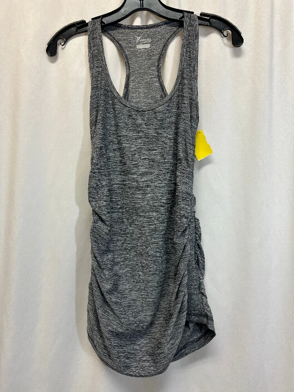 Yoga Tops for Better Movement -Athletic Tank Top By Old Navy In Grey, Size: M
