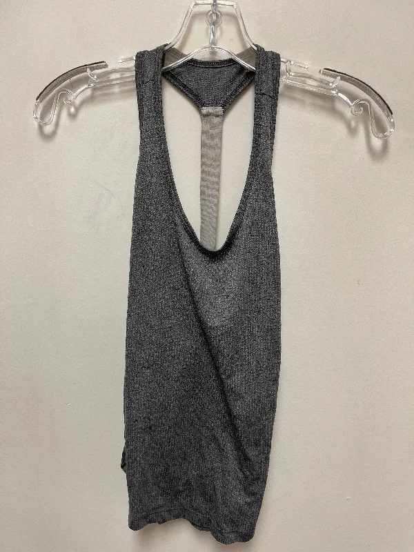 Yoga Tops for Flexibility and Strength -Athletic Tank Top By Old Navy In Grey, Size: S