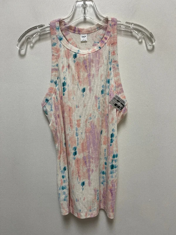 Comfortable Yoga Tops for Workouts -Athletic Tank Top By Old Navy In Tie Dye Print, Size: S Comfortable Yoga Tops for Workouts -Athletic Tank Top By Old Navy In Tie Dye Print, Size: S