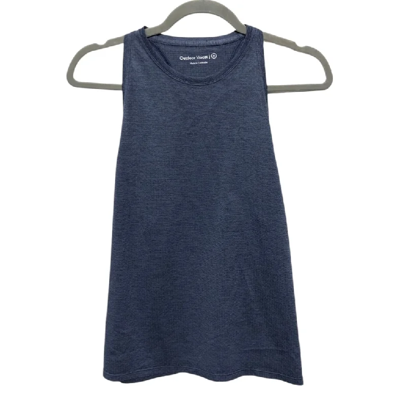Stylish Yoga Tops with Adjustable Fit -Athletic Tank Top By Outdoor Voices In Blue, Size: M Stylish Yoga Tops with Adjustable Fit -Athletic Tank Top By Outdoor Voices In Blue, Size: M