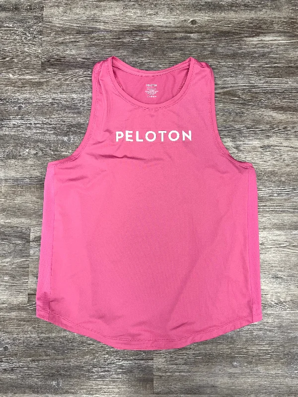 Yoga Tops with Full Support and Comfort -Athletic Tank Top By Peloton In Pink, Size: L Yoga Tops with Full Support and Comfort -Athletic Tank Top By Peloton In Pink, Size: L