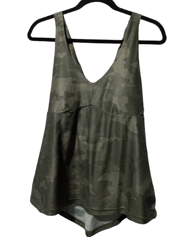 Colorful Yoga Tops -Athletic Tank Top By Prana In Camouflage Print, Size: Xl