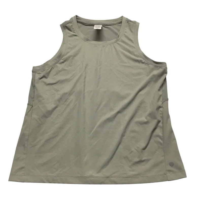Yoga Tops for Hot Summer Days -Athletic Tank Top By Rbx In Green, Size: M