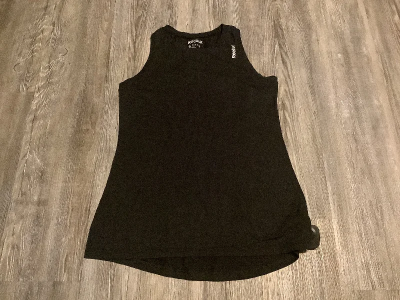 Yoga Tops for Pilates Practice -Athletic Tank Top By Reebok In Black, Size: S