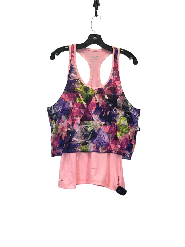 Yoga Tops with Supportive Features -Athletic Tank Top By Reebok  Size: M