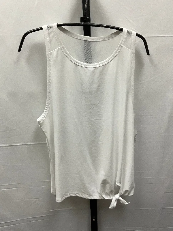 Yoga Tops with Mesh Fabric for Breathability -Athletic Tank Top By Reebok  Size: S