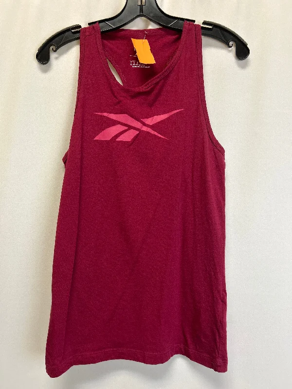 Seamless Yoga Tops for Active Sessions -Athletic Tank Top By Reebok  Size: S