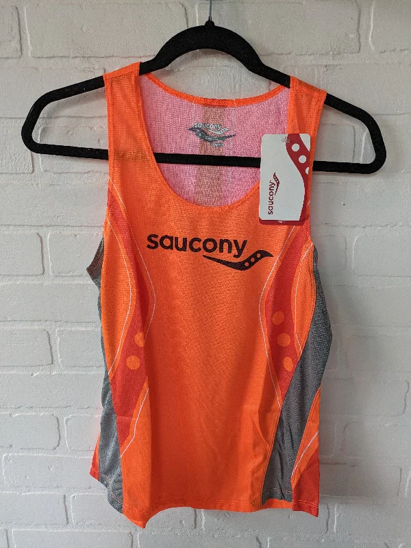 Women's Yoga Tops with Full Coverage Support -Athletic Tank Top By Saucony  Size: S