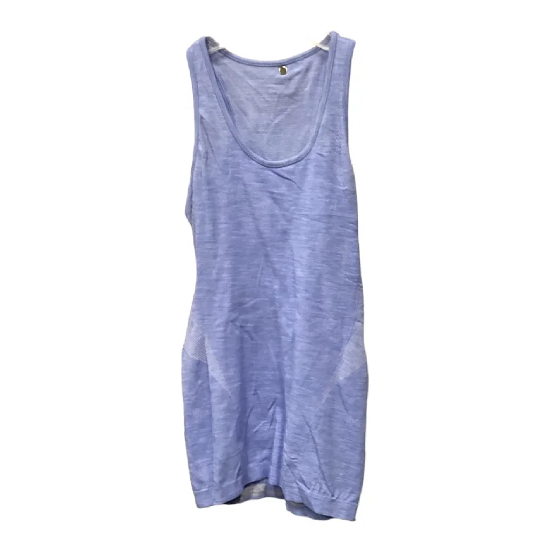 Affordable Yoga Tops for Women -Athletic Tank Top By Sweaty Betty In Blue, Size: S