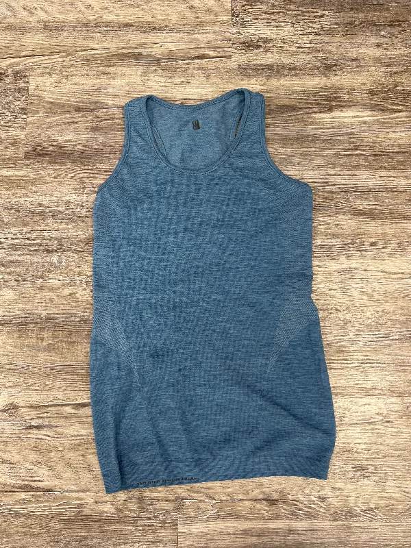 Soft and Relaxed Yoga Tops for Flexibility -Athletic Tank Top By Sweaty Betty In Blue, Size: S