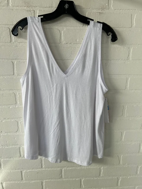 High-Neck Yoga Tops for Maximum Comfort -Athletic Tank Top By Sweaty Betty In White, Size: L High-Neck Yoga Tops for Maximum Comfort -Athletic Tank Top By Sweaty Betty In White, Size: L