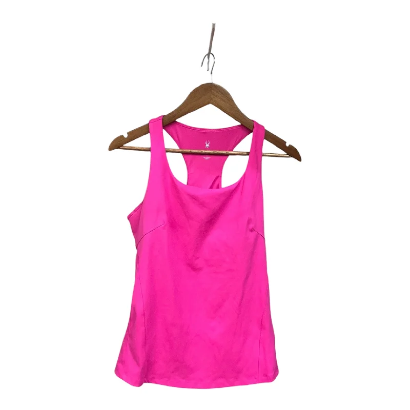 Affordable Yoga Tops for Women -Athletic Tank Top By Tek Gear In Pink, Size: M