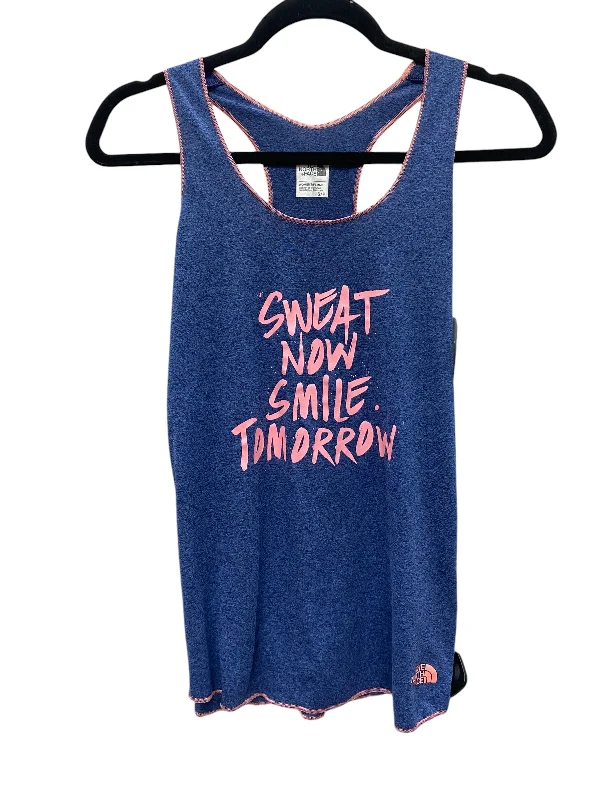 Yoga Tops for Deep Stretching and Movement -Athletic Tank Top By The North Face In Blue, Size: S Yoga Tops for Deep Stretching and Movement -Athletic Tank Top By The North Face In Blue, Size: S