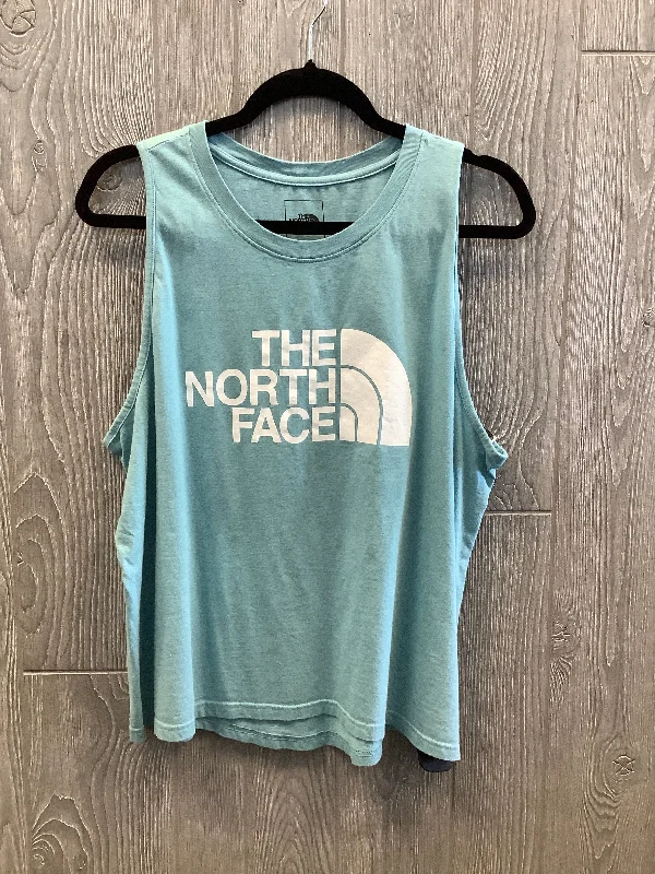 Yoga Tops for High Support -Athletic Tank Top By The North Face In Blue, Size: Xl