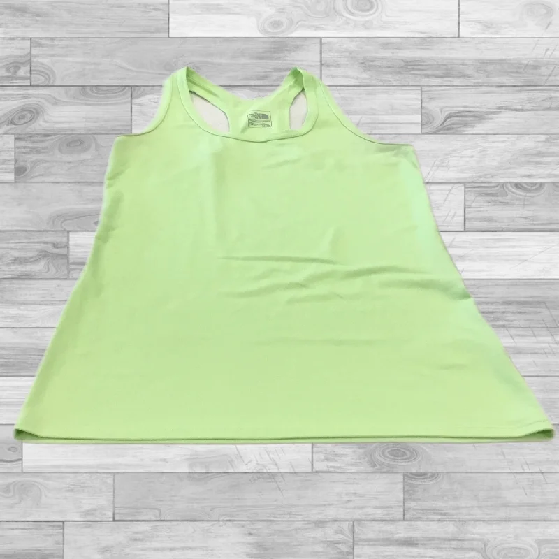 Women's Yoga Tops for Powerful Stretching -Athletic Tank Top By The North Face In Green, Size: M
