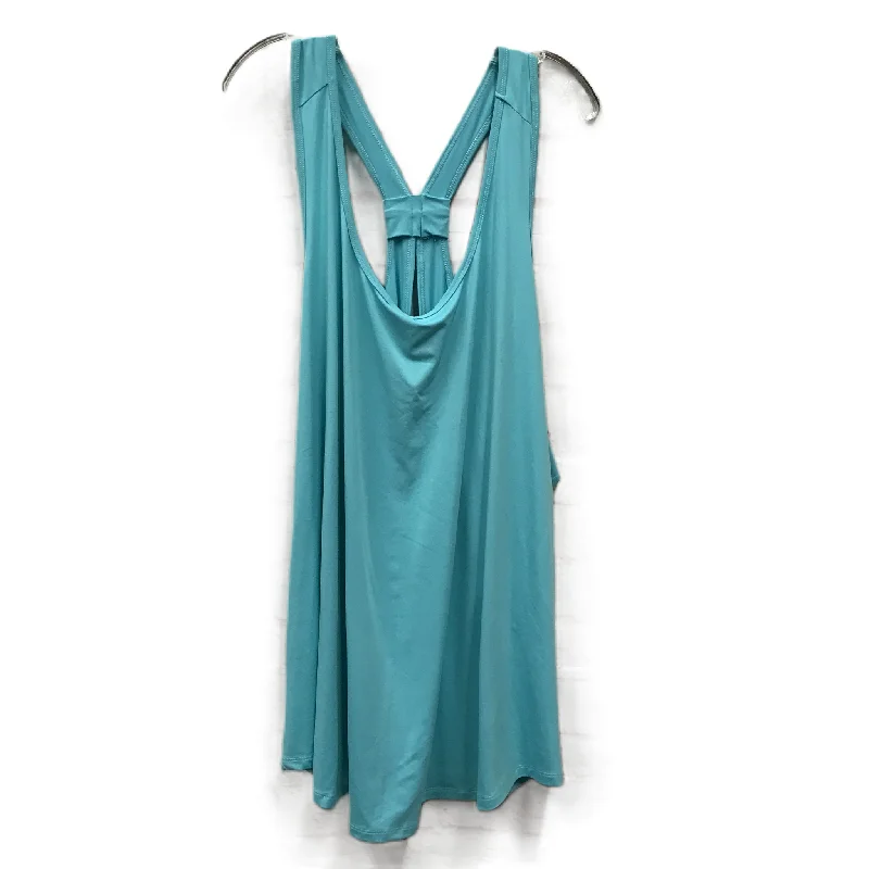 Breathable Yoga Tops for Comfortable Poses -Athletic Tank Top By Torrid In Blue, Size: 6