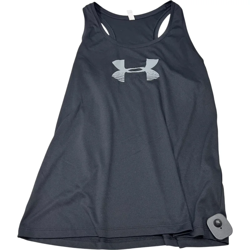 High-Neck Yoga Tops for Flexibility -Athletic Tank Top By Under Armour In Black, Size: L High-Neck Yoga Tops for Flexibility -Athletic Tank Top By Under Armour In Black, Size: L