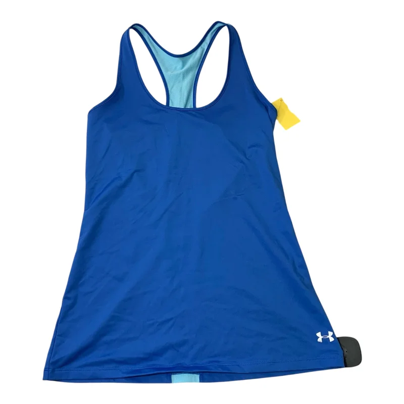 Yoga Tops for Flexibility and Endurance Training -Athletic Tank Top By Under Armour In Blue, Size: S Yoga Tops for Flexibility and Endurance Training -Athletic Tank Top By Under Armour In Blue, Size: S