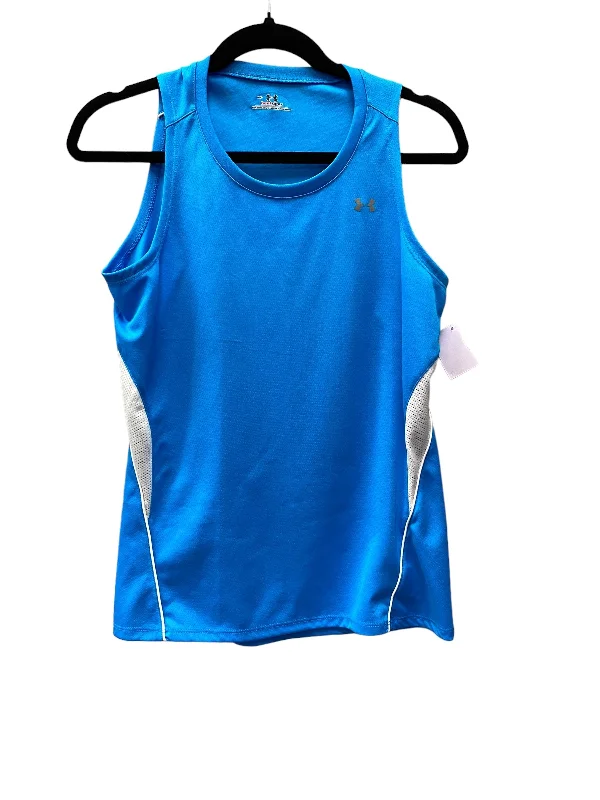 Yoga Tops for Power and Flexibility in Poses -Athletic Tank Top By Under Armour In Blue, Size: S
