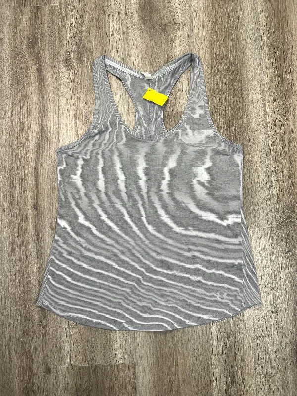Women's Yoga Tops with Seamless Construction -Athletic Tank Top By Under Armour In Grey, Size: L Women's Yoga Tops with Seamless Construction -Athletic Tank Top By Under Armour In Grey, Size: L