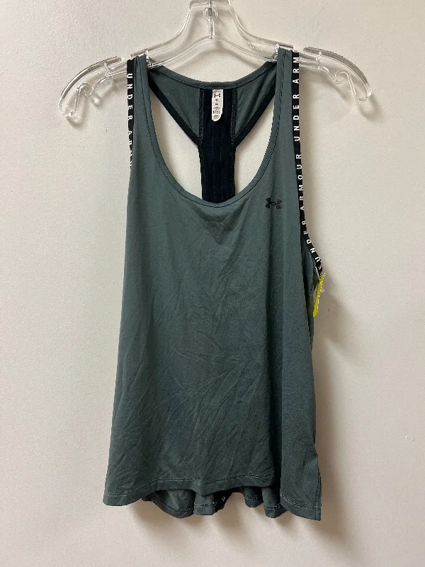 Loose Yoga Tops for Relaxing -Athletic Tank Top By Under Armour In Grey, Size: S