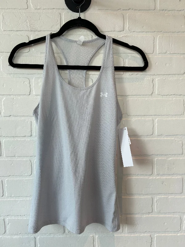Yoga Tops for All-Day Comfort -Athletic Tank Top By Under Armour In Grey, Size: S