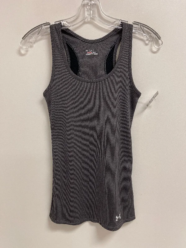 Yoga Tops for Warm Yoga Classes -Athletic Tank Top By Under Armour In Grey, Size: Xs