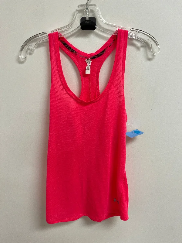Yoga Tops for Stretching Poses -Athletic Tank Top By Under Armour In Pink, Size: S