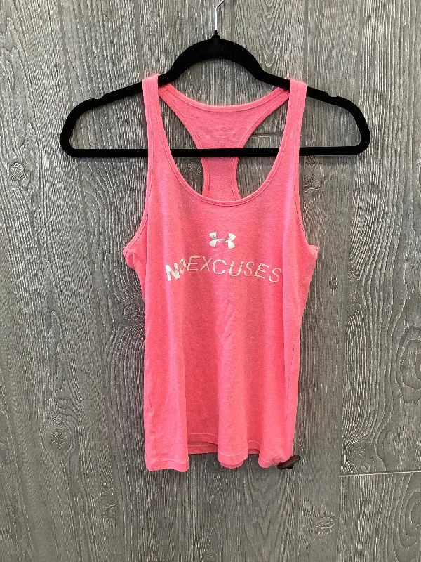 Women's Yoga Tops for Outdoor Yoga -Athletic Tank Top By Under Armour In Pink, Size: S Women's Yoga Tops for Outdoor Yoga -Athletic Tank Top By Under Armour In Pink, Size: S