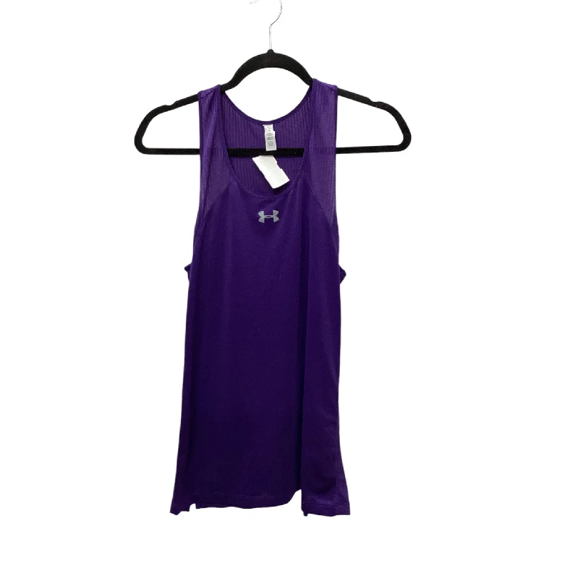 Women's Yoga Tops for Power Yoga -Athletic Tank Top By Under Armour In Purple, Size: M
