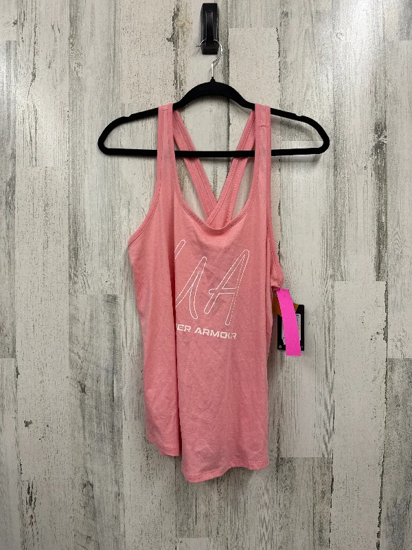 Yoga Tops with Breathable Fabric for Hot Weather -Athletic Tank Top By Under Armour  Size: M