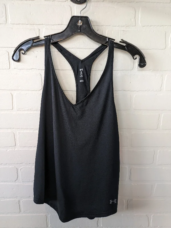 Sleeveless Yoga Tops with Built-In Bra -Athletic Tank Top By Under Armour  Size: Xs