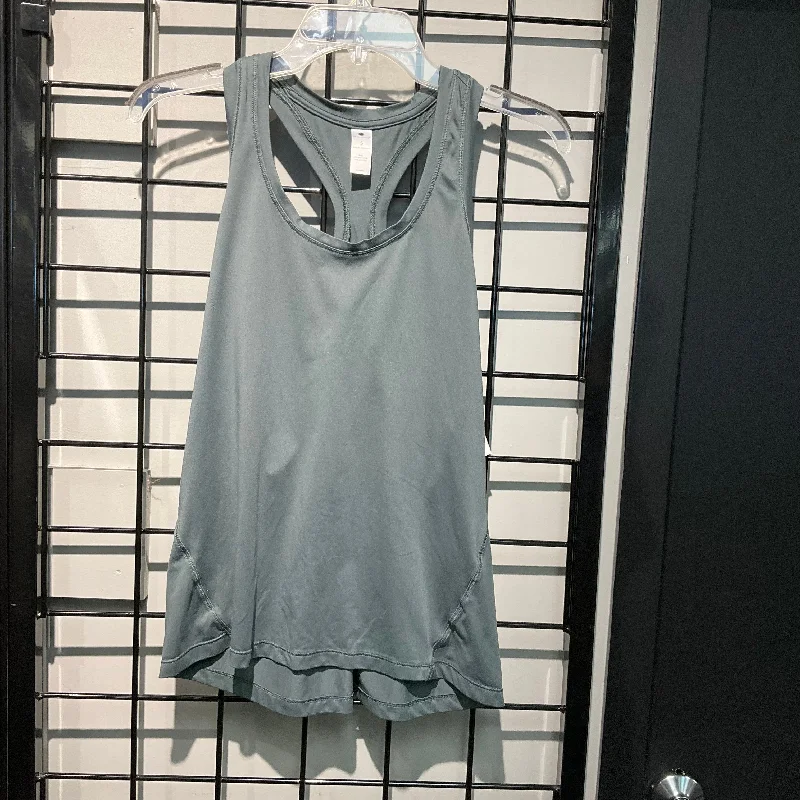 Soft Yoga Tops for Relaxed Movement -Athletic Tank Top By Yogalicious In Green, Size: S