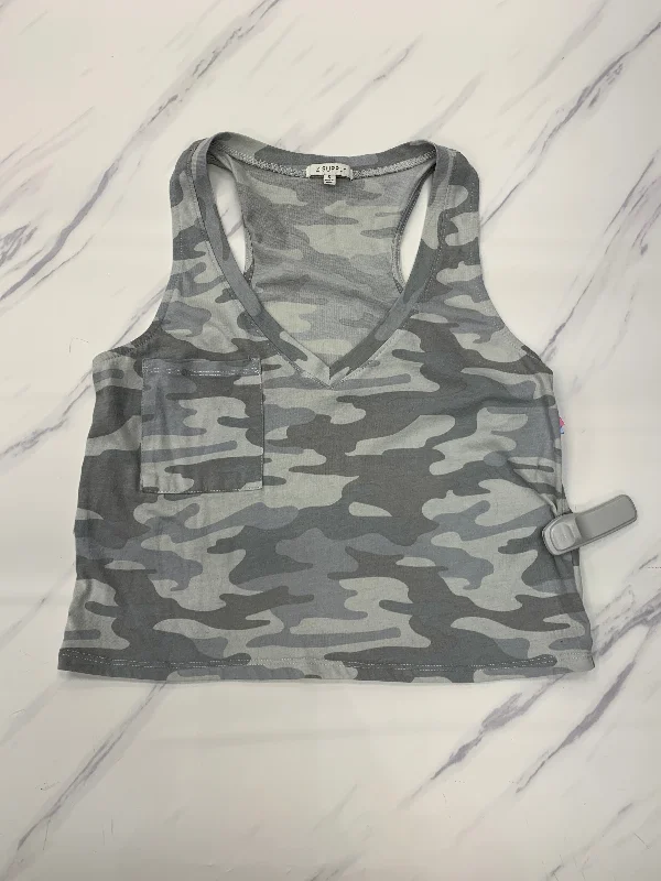 High-Waisted Yoga Tops for Better Coverage -Athletic Tank Top By Z Supply In Grey, Size: S High-Waisted Yoga Tops for Better Coverage -Athletic Tank Top By Z Supply In Grey, Size: S