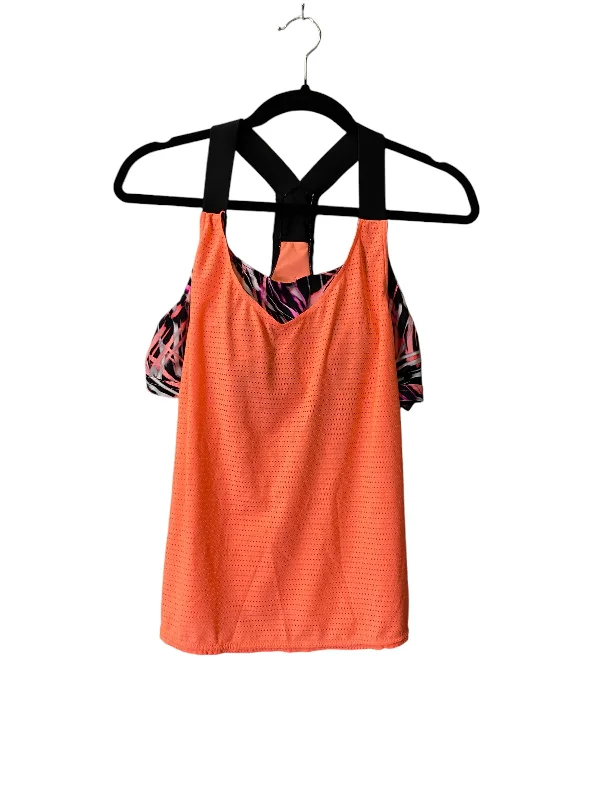 Yoga Tops for Relaxed Practice -Athletic Tank Top By Zero Xposure In Orange, Size: M